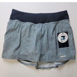 Sugoi Skort Womens Small Blue‎ Fusion Blue Mini Lights Athletic Activewear NWT